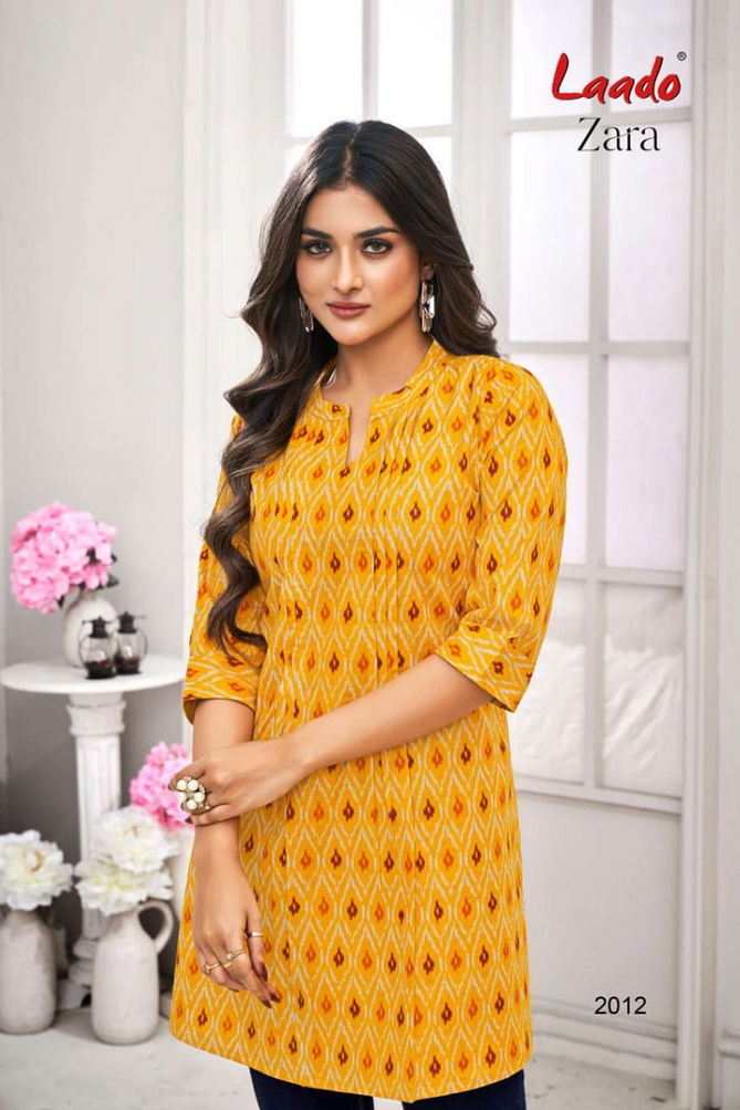 Laado Zara Vol 2 2001 To 2012 Short Printed Kurti Wholesalers In Delhi